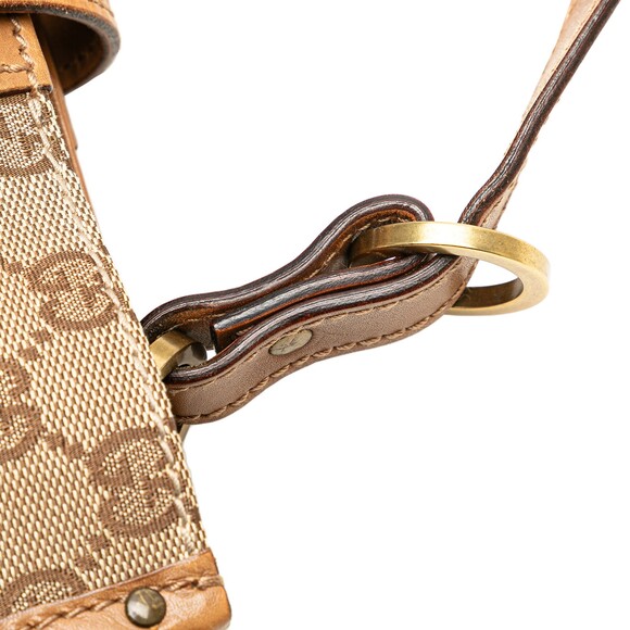 Auth Gucci Gg Brown Beige Canvas Fabric #169984G52B - Picture 11 of 14